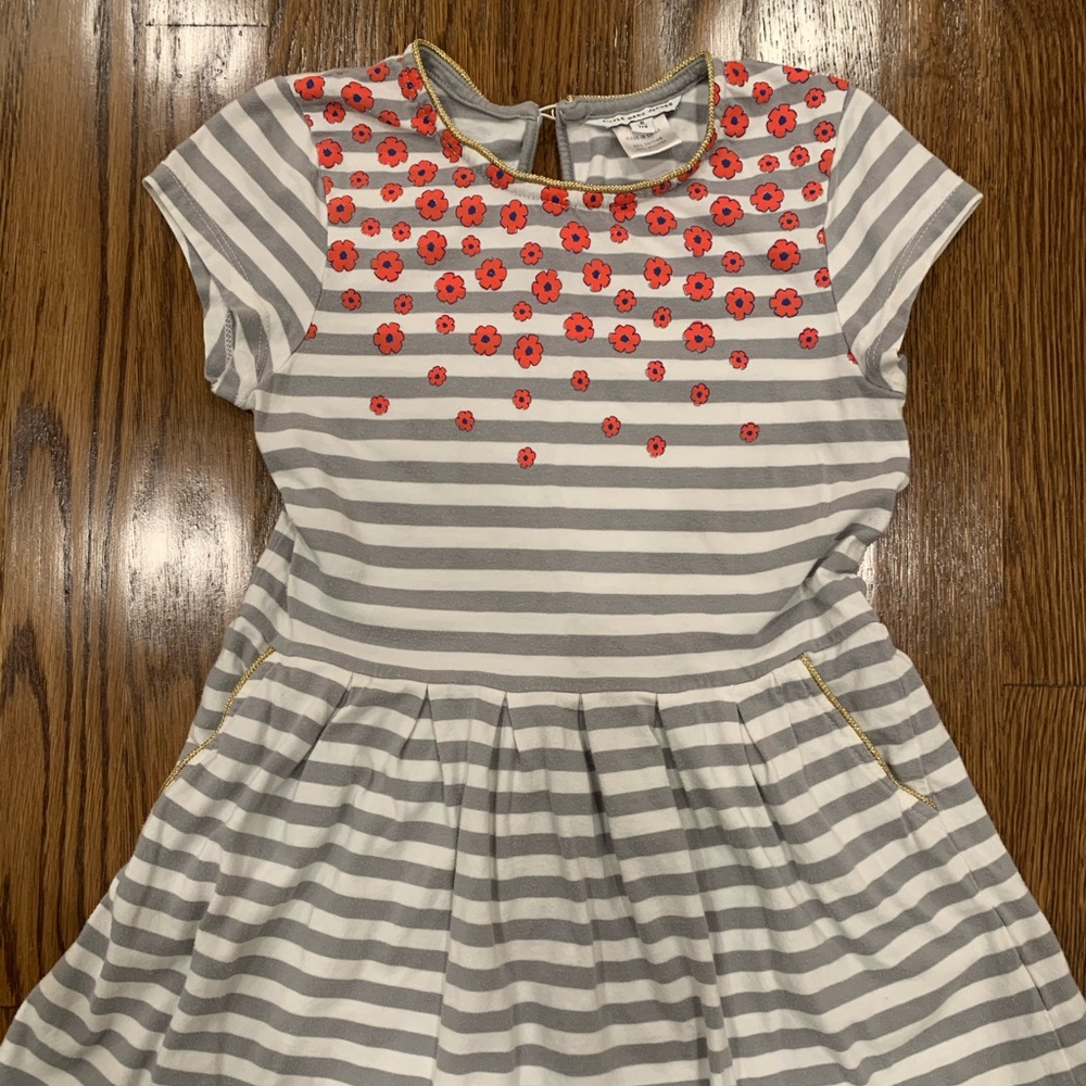 Little Marc Jacobs Striped Poppies Dress EUC